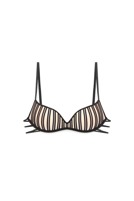 Giselle Pretty Wild Push Up Bra Black
